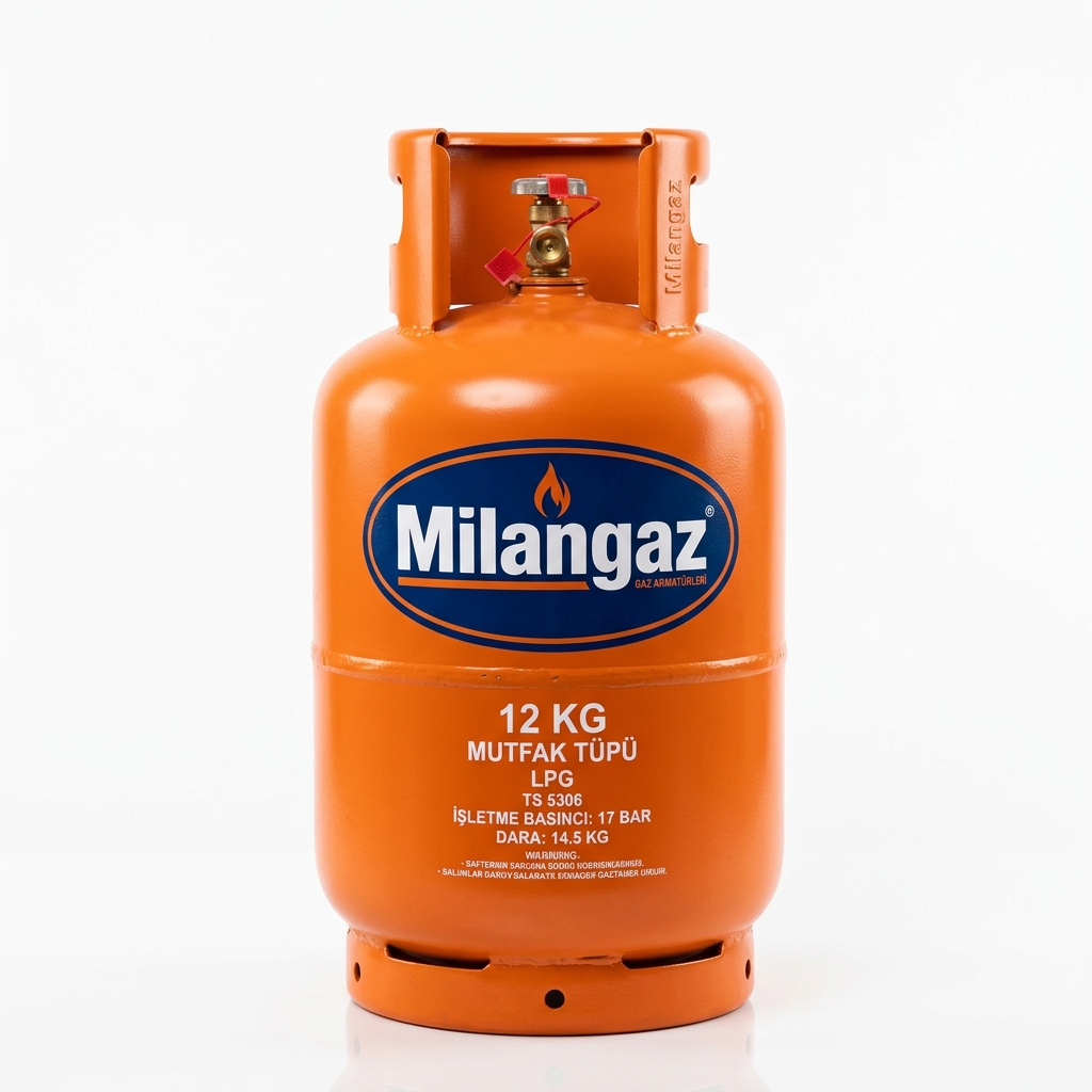 Milangaz 12 KG Tombul Tüp - Kumluca Tüpçü